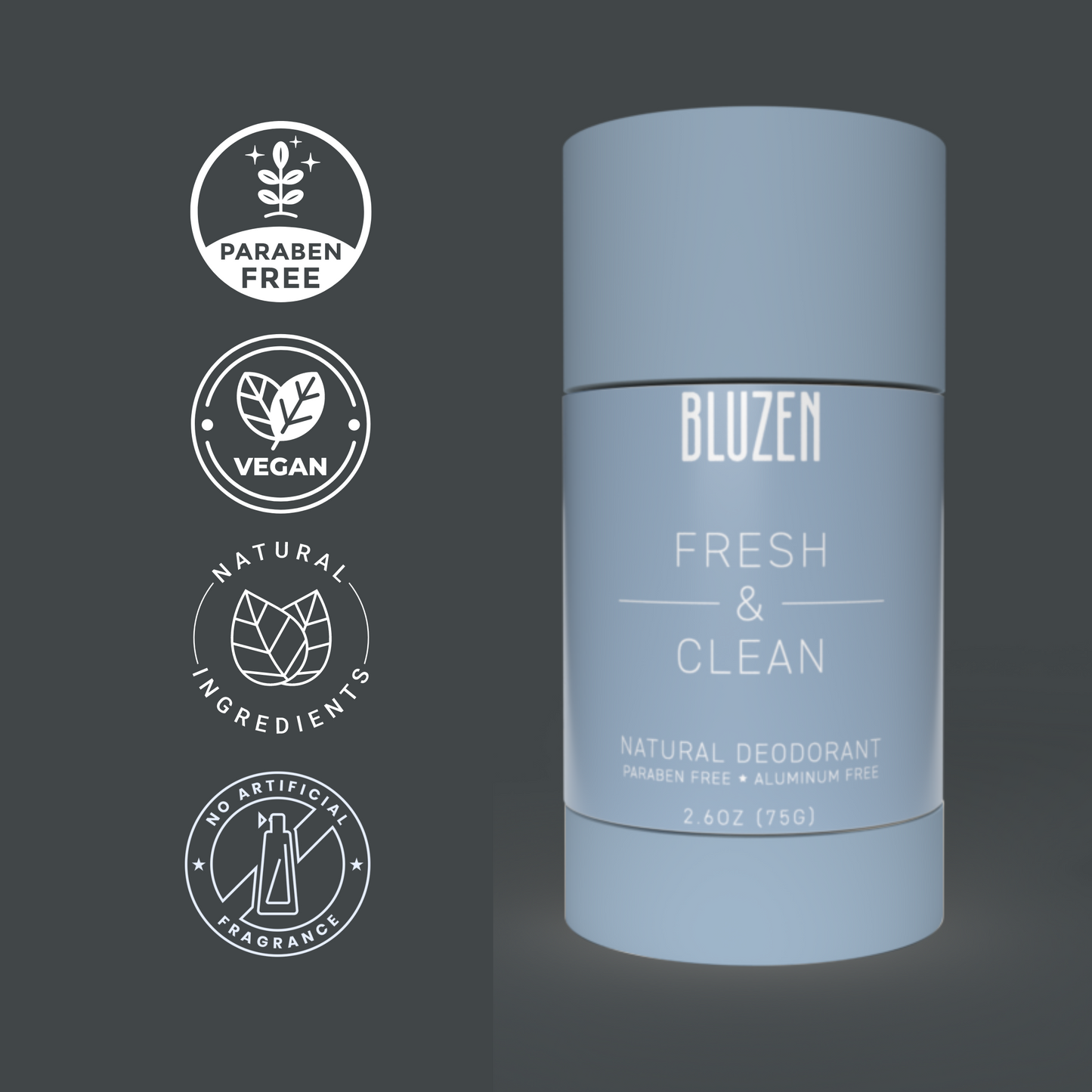 Aluminum Free Castor Oil Based Deodorant- Fresh and Clean