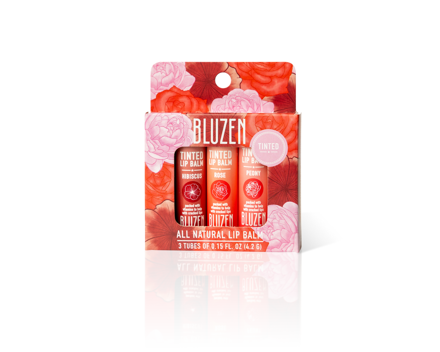 Tinted Lip Balm 3PK PEONY, ROSE, HIBISCUS
