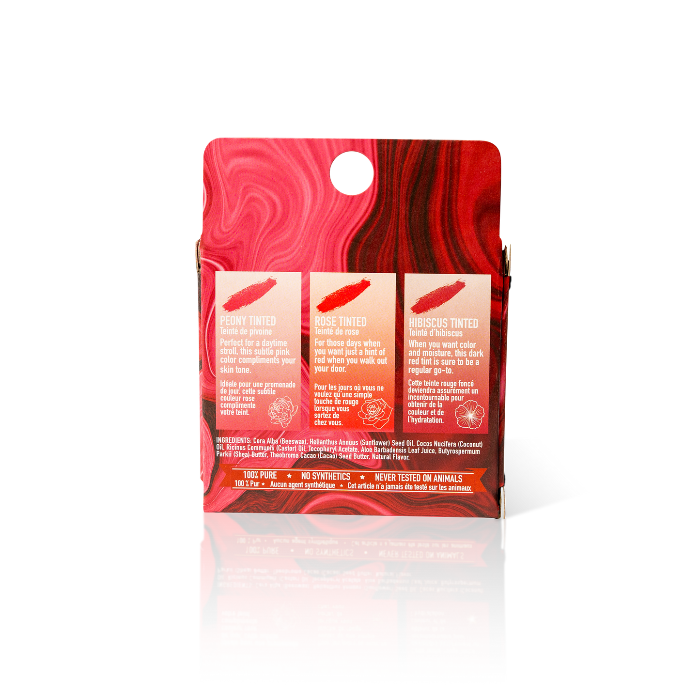 Tinted Lip Balm 3PK PEONY, ROSE, HIBISCUS