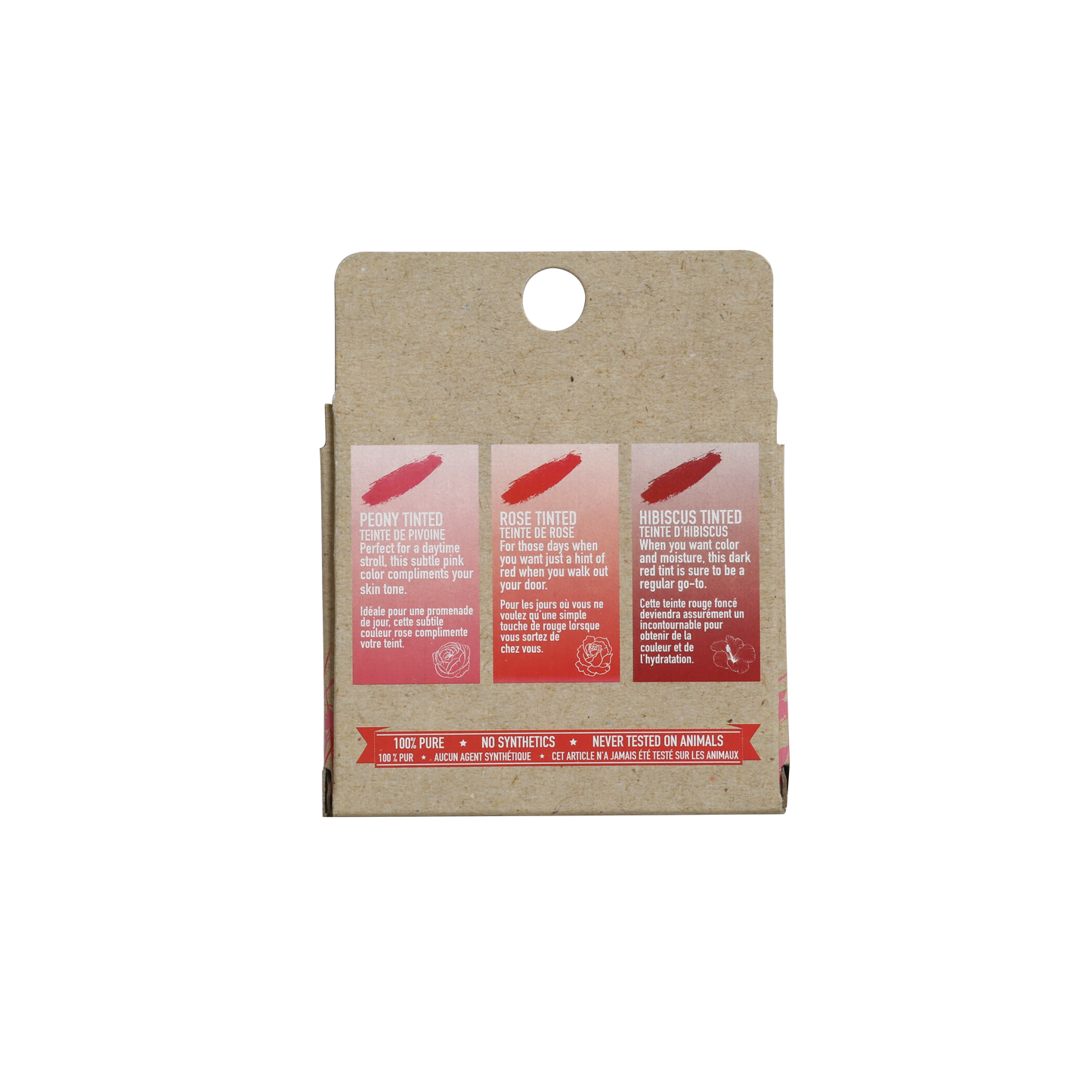 Tinted Lip Balm 3PK PEONY, ROSE, HIBISCUS