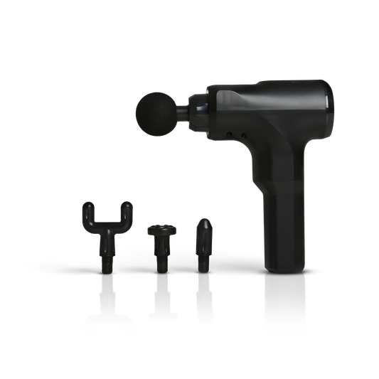 Large Percussion Massager with Travel Case (Black)