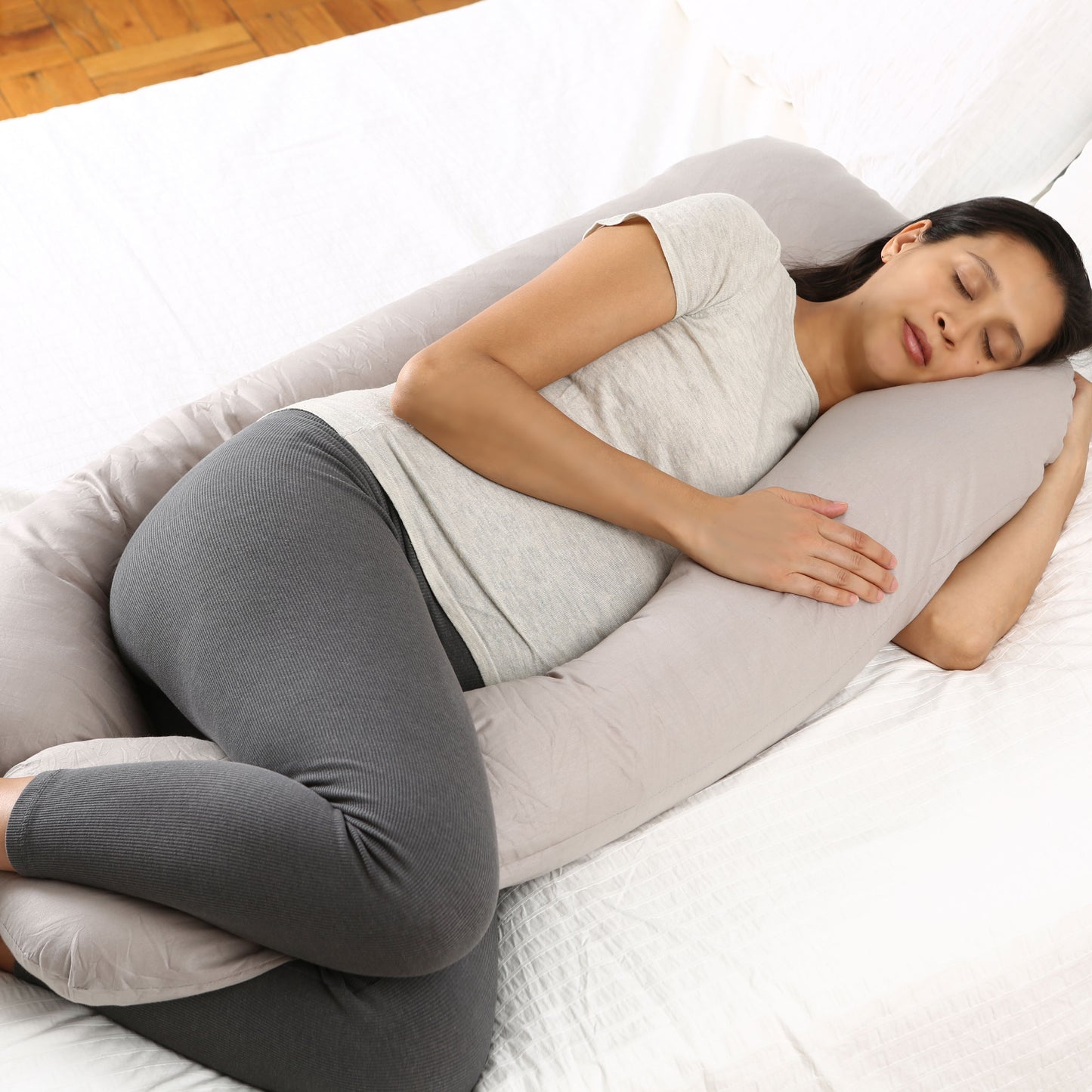 Pregnancy and Maternity Pillow (Gray)