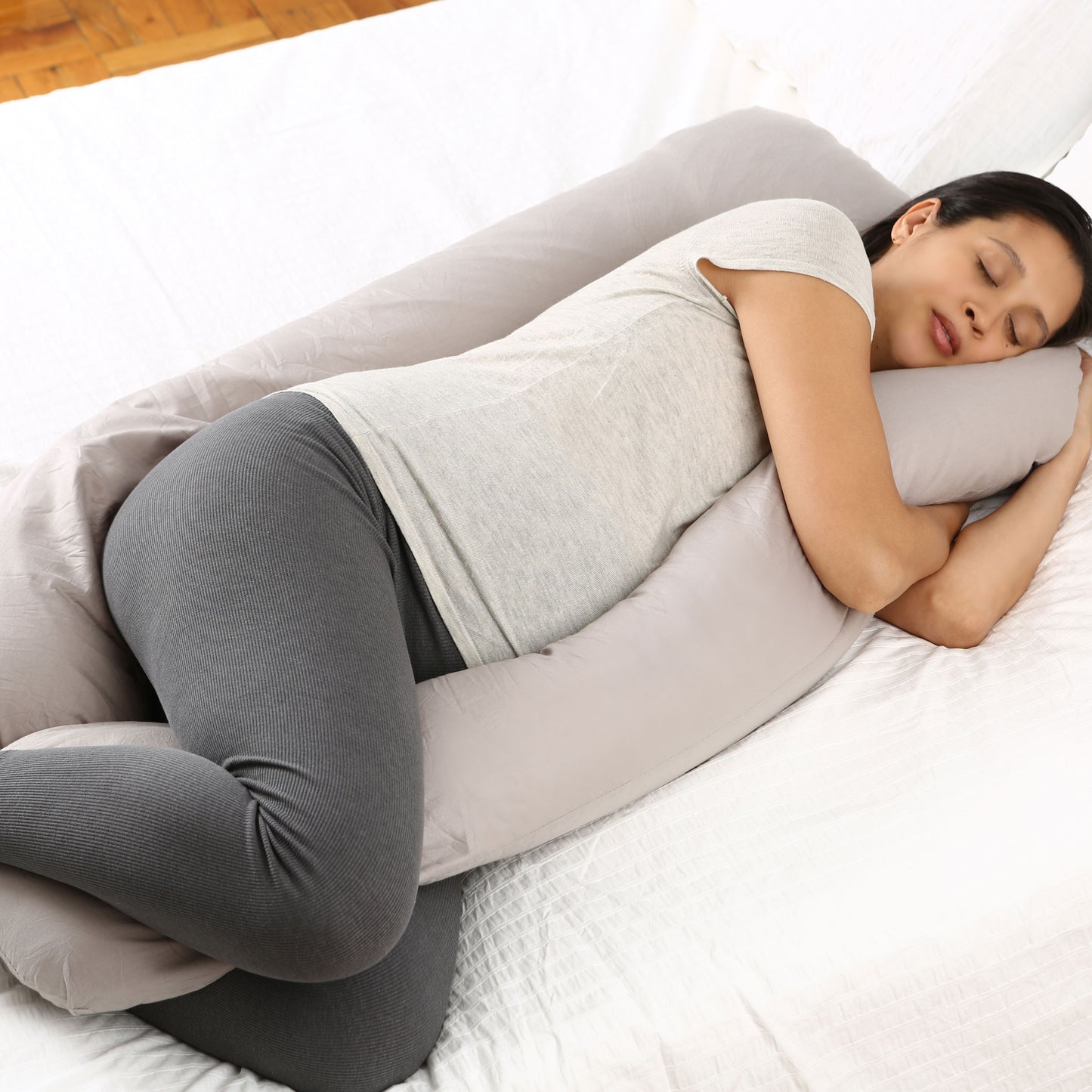 Pregnancy and Maternity Pillow (Gray)