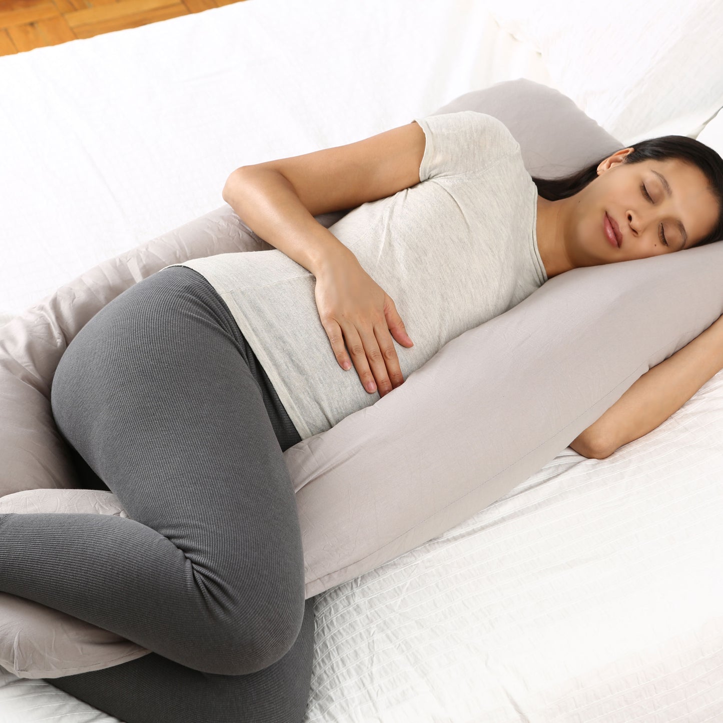 Pregnancy and Maternity Pillow (Gray)