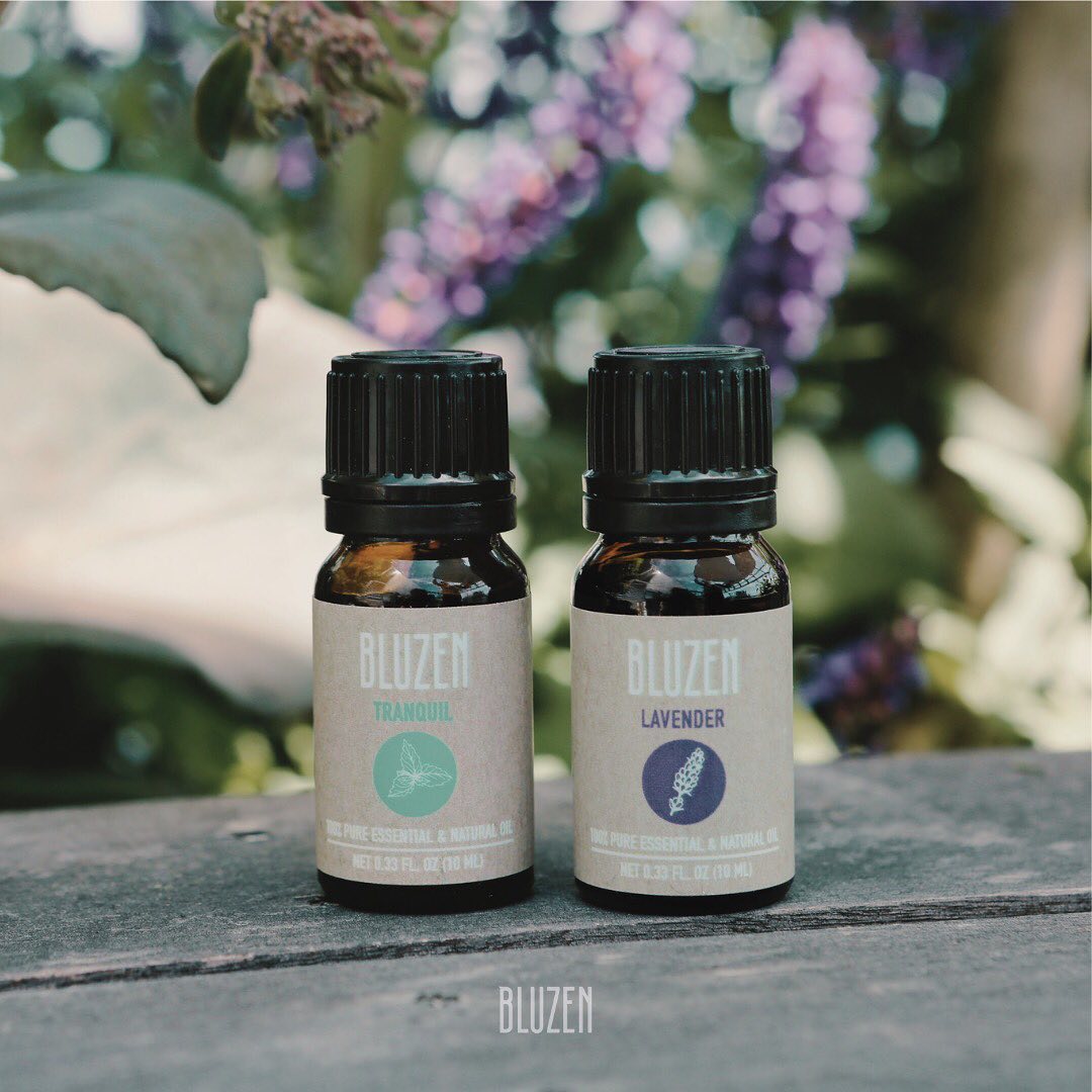 Two essential oil bottles with a set essential oil shelf life