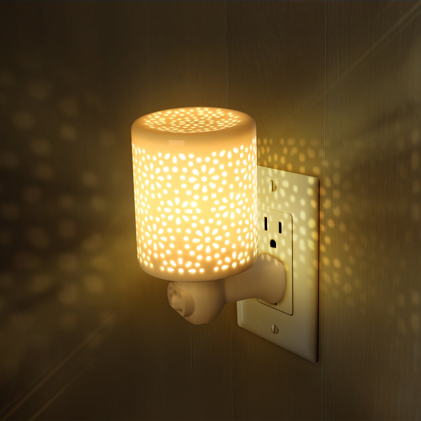 Geometric & Floral Night Light Set