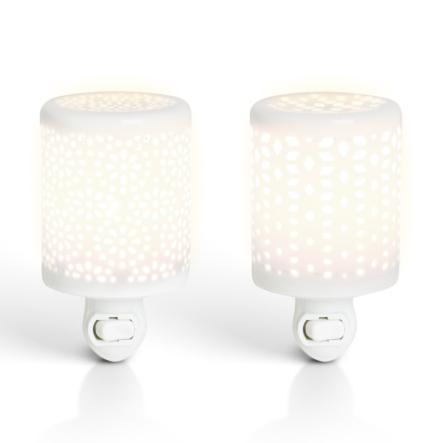 Geometric & Floral Night Light Set