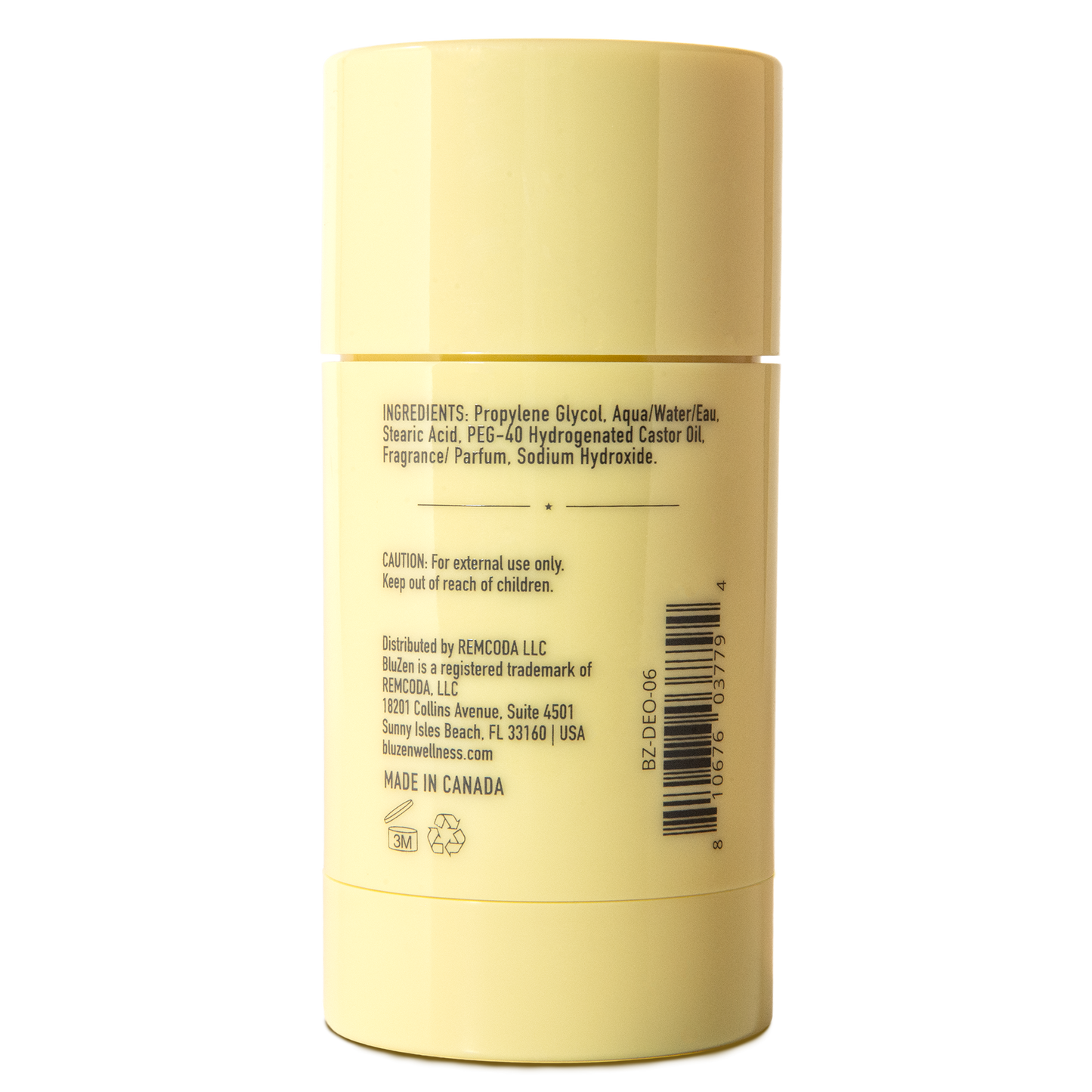 Aluminum Free Castor Oil Based Deodorant - Coconut Vanilla