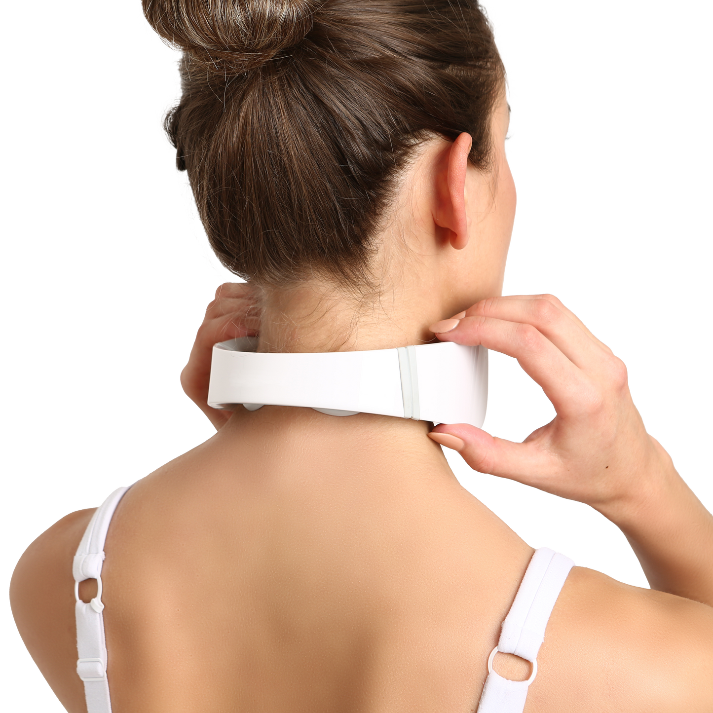 Electrode Neck Massager (White)