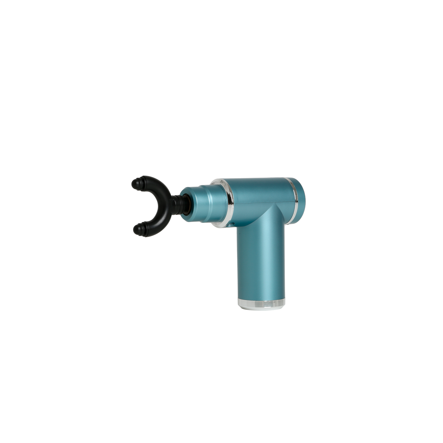 Mini Percussion Massager with Travel Case (Teal+Silver)