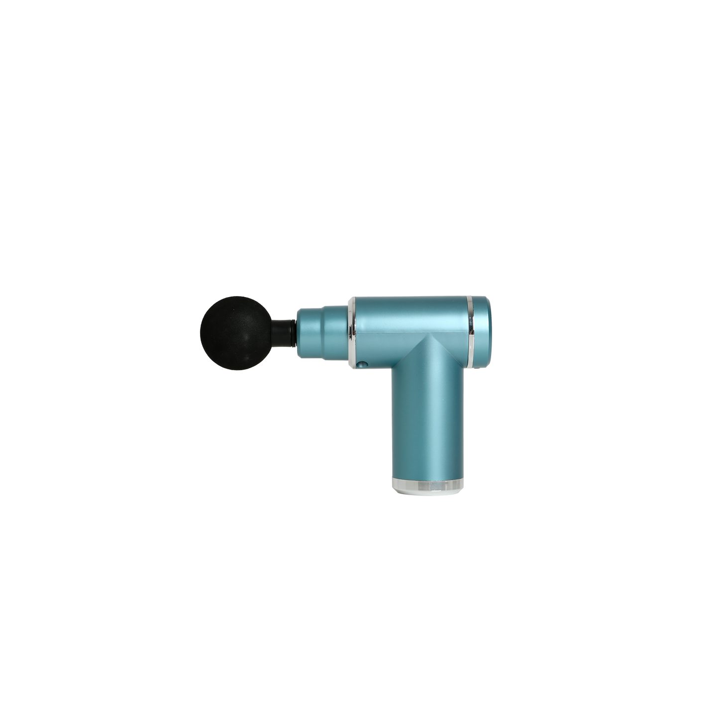 Mini Percussion Massager with Travel Case (Teal+Silver)