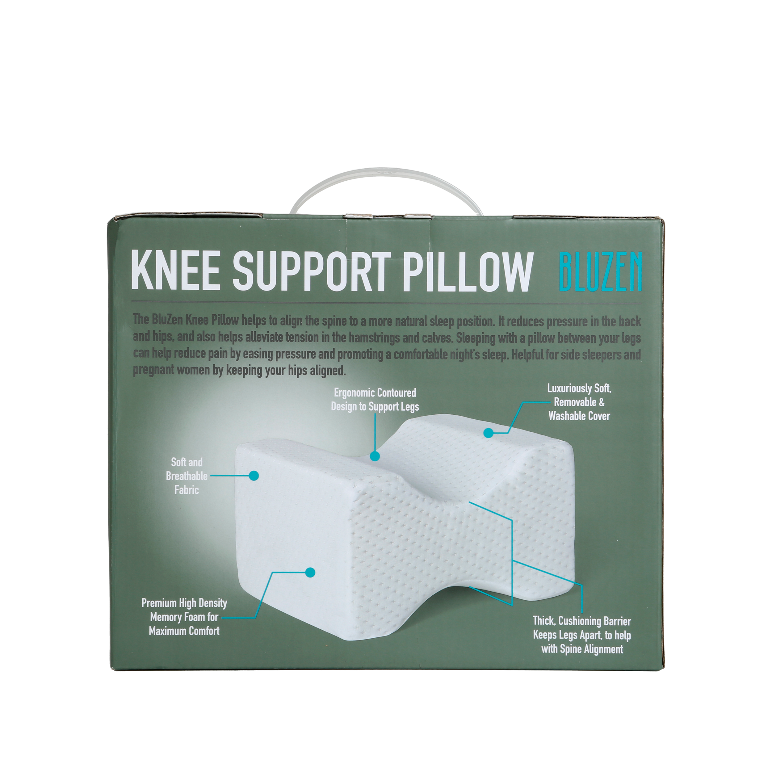 Knee Pillow // Best Knee Elevation Pillow - BLUZEN