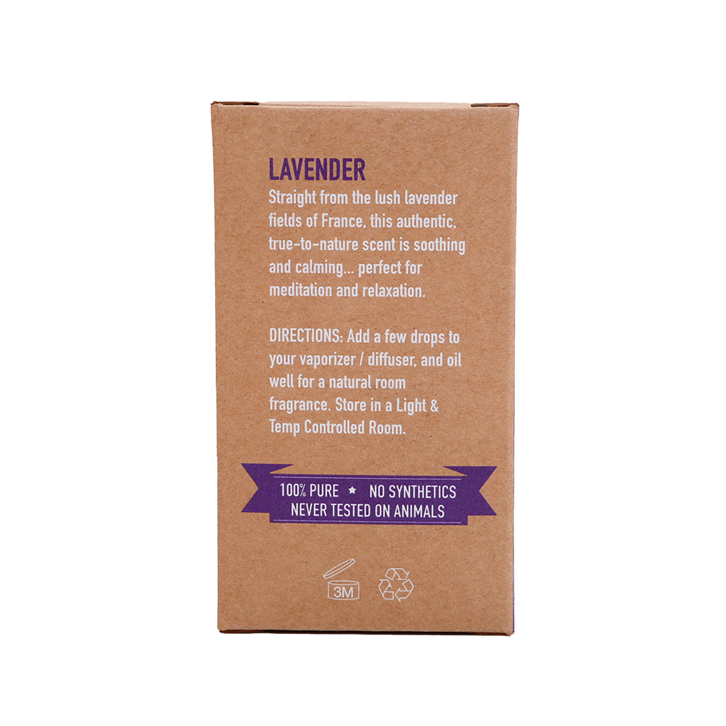 Lavender Essential Oil - 15 ml back